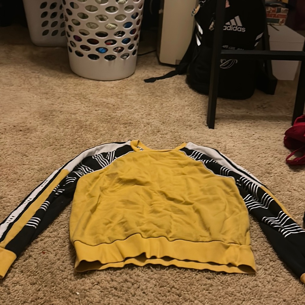 PINK Yellow Sweatshirt